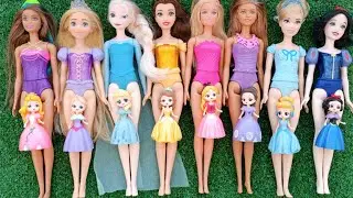 Mattel Disney Princesses Dress up Ariel, Rapunzel, Belle, Tiana, Sindirella, Mulan DIY