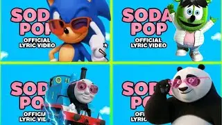 SONIC 🆚 gumme bear 🆚 Toto  🆚  kung-fu panda Pop 🎶🎵 Who Is Best?