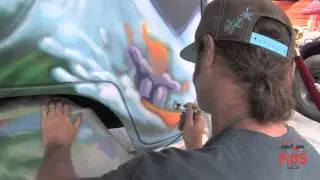 Verizon Fios Drew Brophy Live Art Installation