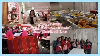 vlog &bull; Buhay Amerika: Buying Gifts at umattend Ng Pinoy Christmas Party 🎁🎄 | @itsayenslife 