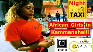 Bike taxi | African girl using bike taxi | Business in Kammanahalli