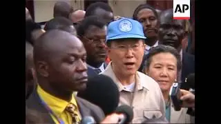 UN chief Ban Ki-moon arrives in Nairobi, says Africa is his priority