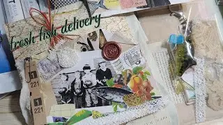 紙もの|鮮魚便|fresh fish delivery|gift|梱包風景|素材収納ファイル|贈り物|ルアーキーホルダー|前編