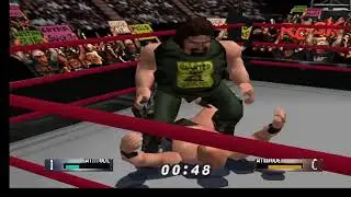 WWF Wrestlemania 2000 - N64 Gameplay - Steve Austin vs Cactus Jack