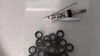 REPLACEMENT SHOCK COLLARS FOR HYPODERMIC BROADHEADS ( RAGE AND KNOCK OFF RAGE) PROPER INSTALLATION!!