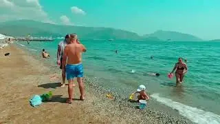 Marmaris Beach Turkey 🏖️ | Relaxing Sandy Beach Walk