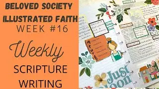 Week #16 | Weekly Scripture Writing | Classic Dashboard Happy Planner | MAMBI
