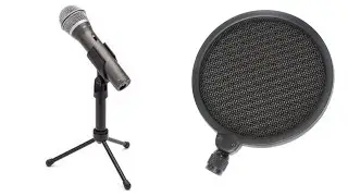 Samson Q2U With And Without Pop Filter