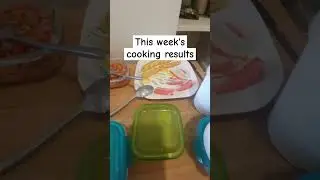 Before last dish is assembled: cooking session results #mealprep