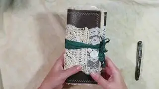A Victorian Lady's Explorer Adventurer Junk Journal Softcover Tri-fold Traveler's Notebook Style