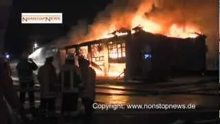 Feuerwehrhaus Syke brennt