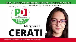 ERBA - AMMINISTRATIVE 2022 - PARTITO DEMOCRATICO - MAG