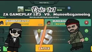 mini militia 1v1 epic battle with muneebxgameing by@ZA_123 #minimilitia #za #viral