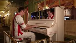 Disney Piano Player Does Remix of an Iconic Sports Song