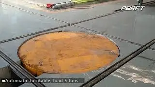 The turntable rail transfer car.