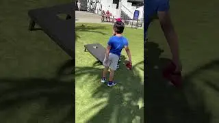 Outdoor play #ayra#cutebaby#cornholebag#gameplay#outdoor#lasvegas#usa#india#indian#indian