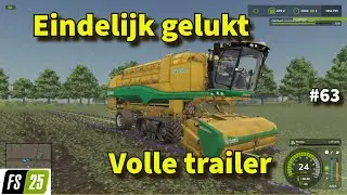 📦 Container‑gymnastiek & erwten‑succes 🌱 #63 #fs25 #gaming #multiplayer #jcb