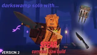 Alstigar Darkswamp solo with Spear (V2) - Wave Defense: OVERDRIVE!