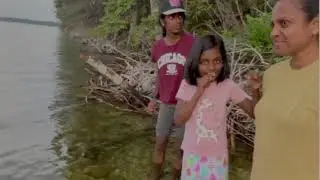 Group Camping in Spring at Duck Mountain Provincial park at Saskatchewan, Canada