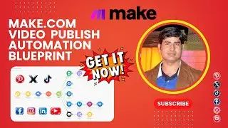 Make.com Video Auto Publish Blueprint | Drive&rarr;Sheets&rarr;Buffer/Zapier (Pinterest Video Automation)