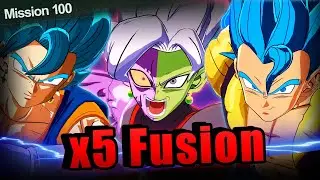 1 Vs 5 FUSIONS On Z RANK Difficulty Is Actual INSANITY - DRAGON BALL: Sparking! ZERO