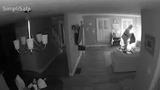 Santa Claus Caught on the Security Camera