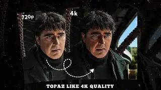 How to enhance topaz like 4k quality in mobile tutorial #capcut #vmake #topaz 