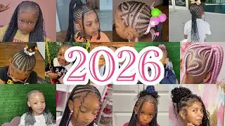 ‼️2026 New & Latest Fancy Braids Hairstyles For Little Girls🔥Mist Trending Kids Hairstyles 