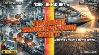 Inside a Train Wheel Manufacturing Facility | How Railway Wheels Are Forged complete process