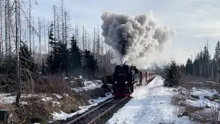 Unterwegs im gefrorenen Harz Mitte Januar