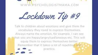 Top 20 Lockdown Tips