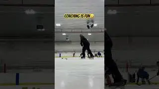 Coaching is fun🤣 #hockey #coaching #fun #dodgeball