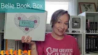 Belle Book Box Unboxing for October 2020 &bull; My FAVORITE book box! #bellebookbox
