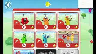 Numberblocks world app RED LEVEL 1 race car and boat challenge
