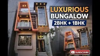 🏠Modern 2BHK +1BHK Duplex Home | Full Site Completion | Elegant Elevation & Luxury Interior Design