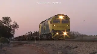 ARTC Inland Rail Project Rail Train 8M44 with G535