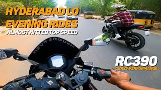 Hyderabad lo Evening Rides | Rc390 | ​⁠@MR42uday #mr42