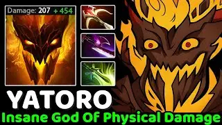 YATORO [Shadow Fiend] Incredible First Pick Pos 1 Physical Damage God Crazy Game Dota2