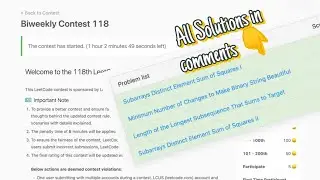 Biweekly Contest 118 All solutions || Find Words Containing Character || Maximize Area of Square