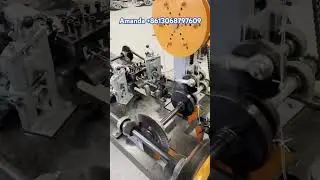 Barbed wire machine|High speed barbed wire makingmachine#barbedwire#america#shorts