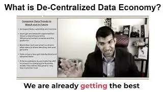 What is a decentralized data economy? Sidhartha Sharma
