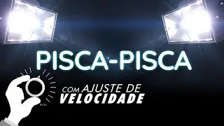 Pisca-Pisca Preto e Branco - luz de Strobo com controle de Velocidade - LOMOTIF