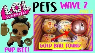 LOL Surprise Pets WAVE 2 Series 3 Gold Ball Hack, How to find PUP BEE Without Flashlight