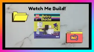 Watch Me Build! Block Tech - Retro Blocks - L Desk - Sped Up with Music