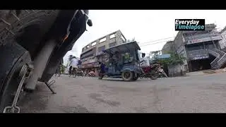 Everyday traffic Time lapse from a small city in India in lockdown I Omg Timelapse