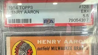 Topps 1954 complete set - graded by PSA