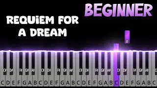 Requiem for a Dream | BEGINNER Piano Tutorial