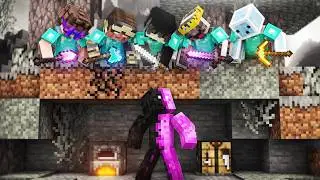 Minecraft Speedrunner VS 5 Hunters