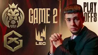 MAD LIONS KOI vs GIANTX (MAPA 2) | LEC WINTER 2024 - PLAYOFFS [VOD]