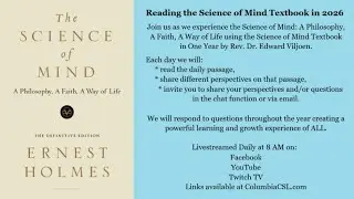 Reading the Science of Mind Textbook in 2026